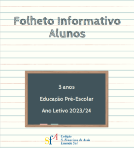 Folheto Informativo 3 anos 2023-24